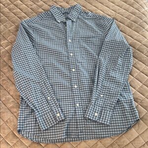 Vineyard Vines Men's Blue Checked Button-Down Shirt